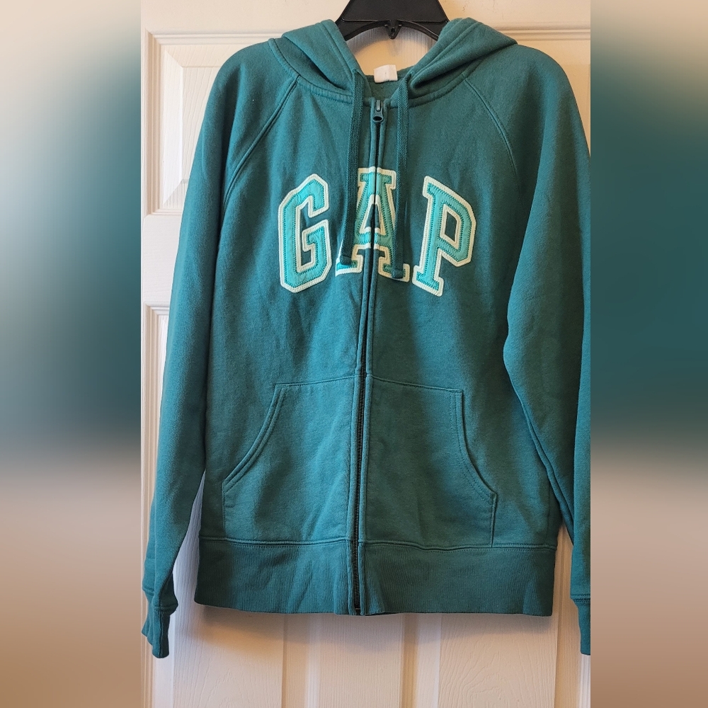 GAP Teal Hoodie - Picture 2 of 8